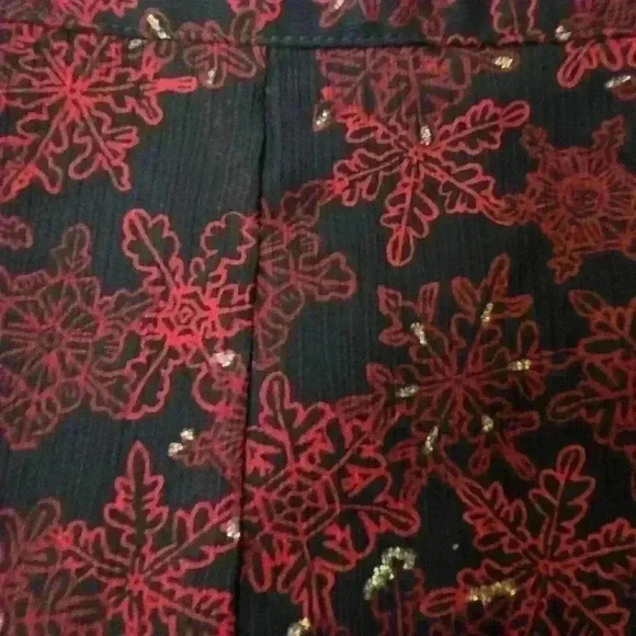 Jaclyn Smith Skirt Womens 1X Black Red Lined Side Zip Whimsygoth Witchy - Picture 14 of 14